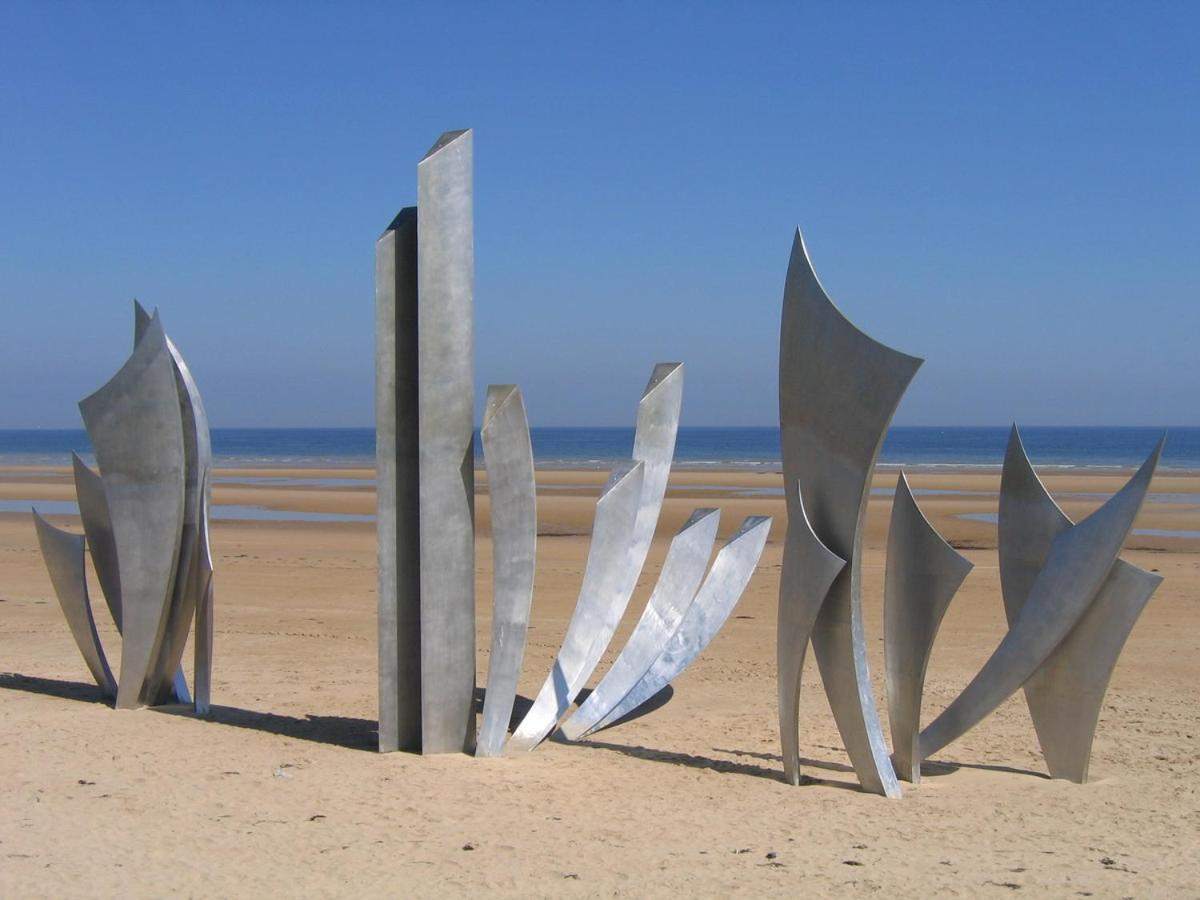 Studio Vargas Avec Jardin - Omaha Beach Кольвиль-сюр-Мер Экстерьер фото